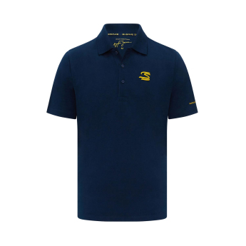 2023 Ayrton Senna F1 Mens Seasonal blue Polo Shirt