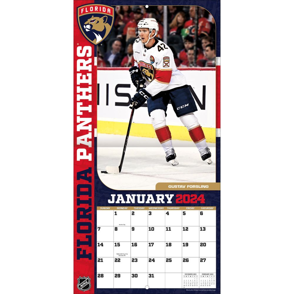 Florida Panthers kalendář 2024 Wall Calendar FANstore.cz