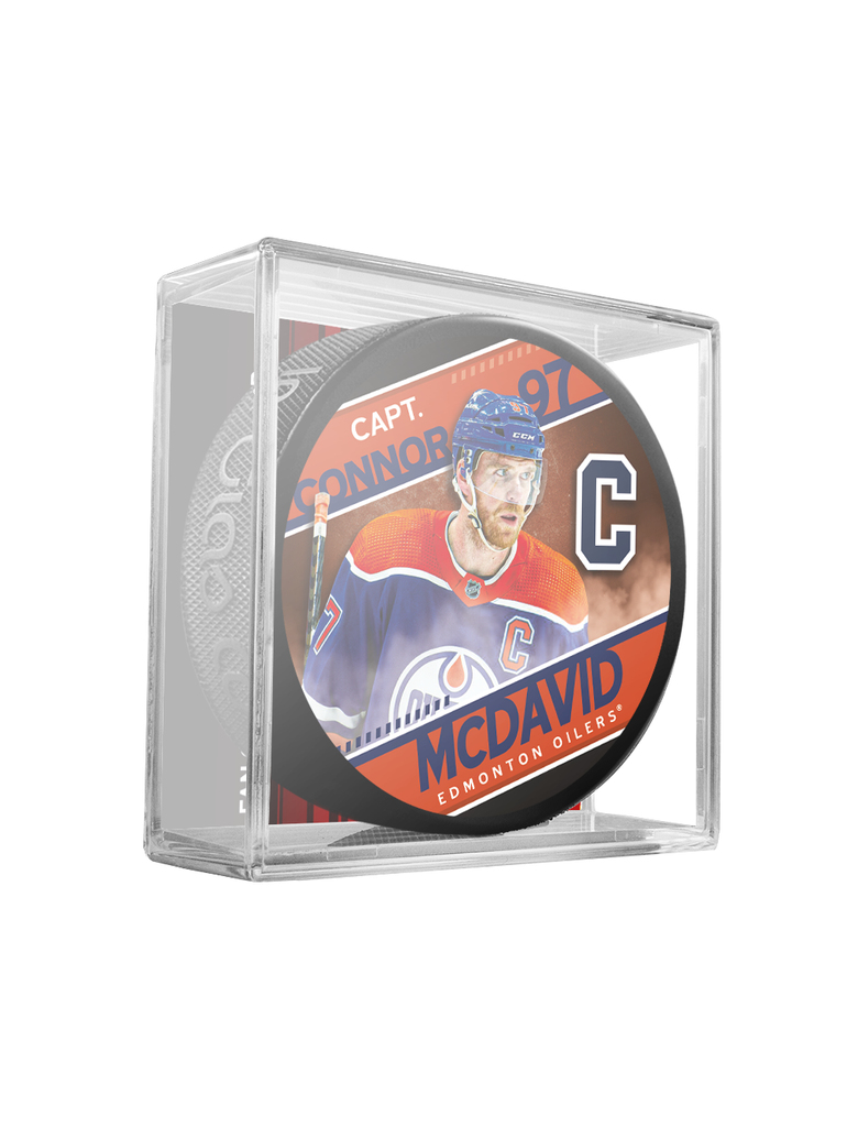 Edmonton Oilers puk Connor McDavid Captain Collection