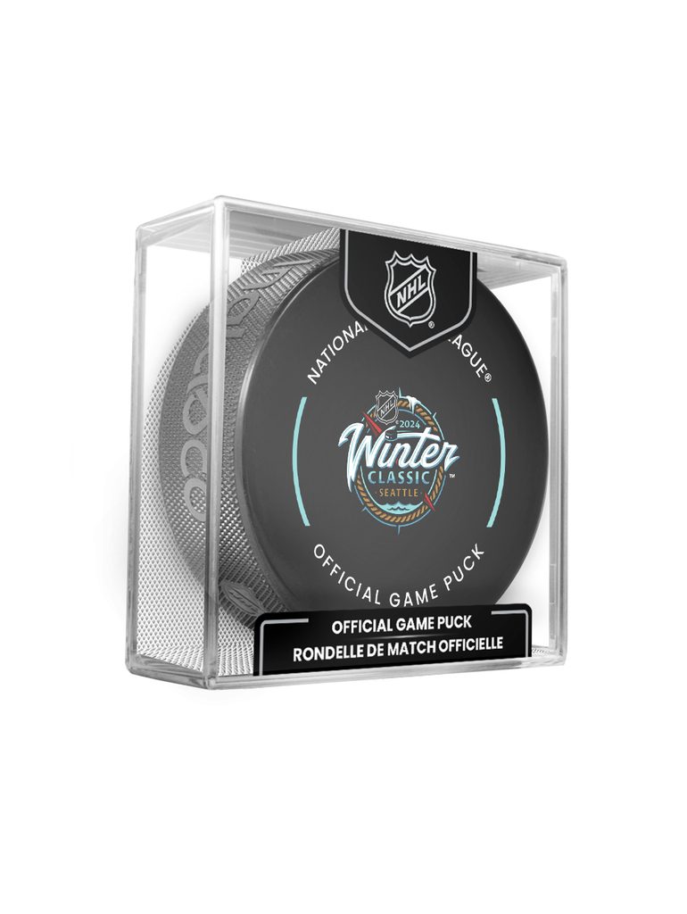 Seattle Kraken puk Winter Classic 2024 Official Game Puck