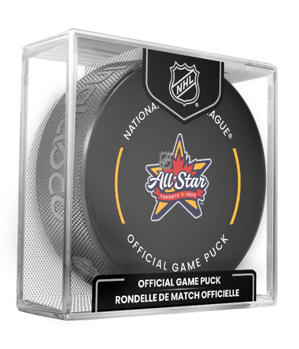 Toronto Maple Leafs puk 2024 All-Star Toronto Officially Licensed Game Puck Design