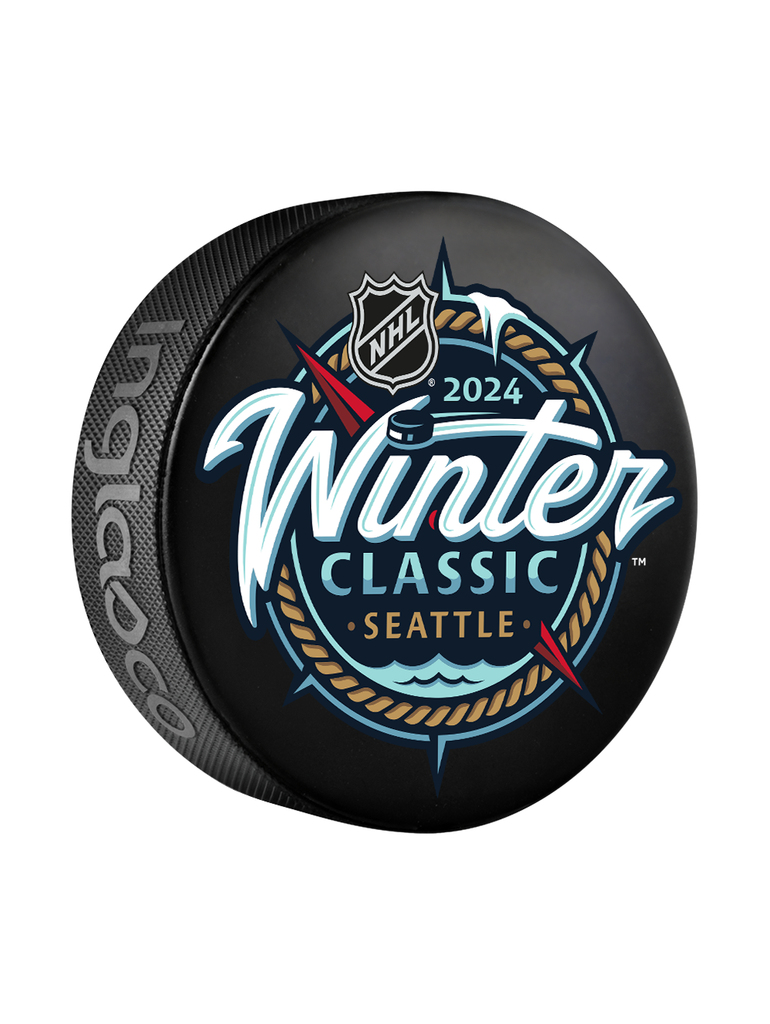 Seattle Kraken puk Winter Classic 2024 Seattle Souvenir Collectors Puck