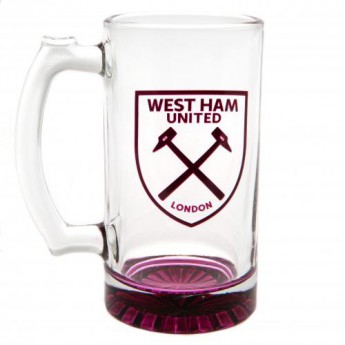 West Ham United sklenice Stein Glass Tankard