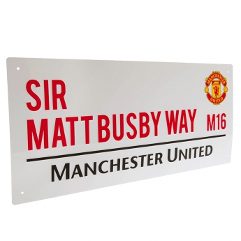 Manchester United kovová značka Street Sign MB