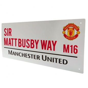 Manchester United kovová značka Street Sign MB