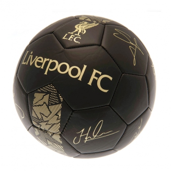 FC Liverpool fotbalový mini míč Skill Ball Signature Gold PH size 1