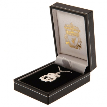 FC Liverpool řetízek na krk s přívěškem Sterling Silver Pendant & Chain CR Small