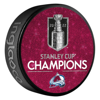 Colorado Avalanche puk 2022 Stanley Cup Champions Glitter