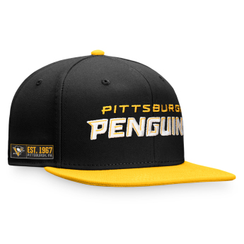 Pittsburgh Penguins čepice flat kšiltovka Iconic Color Blocked Snapback BY