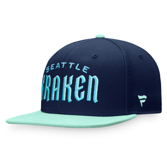 Seattle Kraken čepice flat kšiltovka Iconic Color Blocked Snapback BG