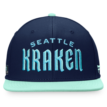 Seattle Kraken čepice flat kšiltovka Iconic Color Blocked Snapback BG