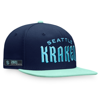 Seattle Kraken čepice flat kšiltovka Iconic Color Blocked Snapback BG