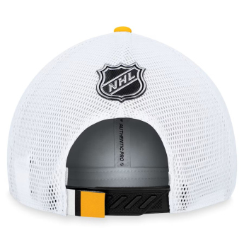 Pittsburgh Penguins čepice baseballová kšiltovka Draft 2023 Podium Trucker Adjustable Authentic Pro