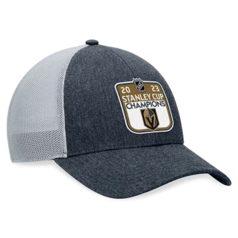 Vegas Golden Knights čepice baseballová kšiltovka 2023 Stanley Cup Champions Locker Room Adjustable Hat greyS