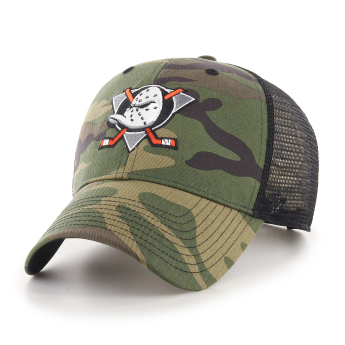 Anaheim Ducks čepice baseballová kšiltovka Camo Branson 47 MVP Camo