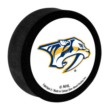 Nashville Predators pěnový puk White Sher-Wood