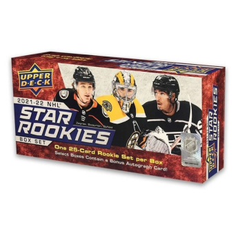 NHL boxy hokejové karty NHL upper deck star rookies box set