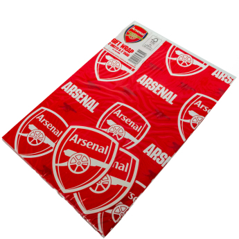 FC Arsenal balící papír 2 pcs Text Gift Wrap