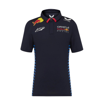Red Bull Racing dětské polo tričko Driver Max Verstappen blue F1 Team 2024