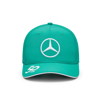 Mercedes AMG Petronas čepice baseballová kšiltovka 50 years green F1 Team 2024