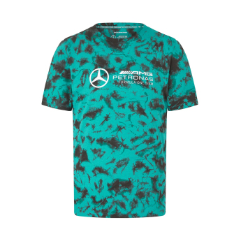 Mercedes AMG Petronas pánské tričko Tie Dye F1 Team 2024