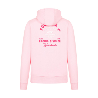 Formule 1 pánská mikina s kapucí RDW Hoody Primrose Pink F1 2024