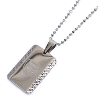 FC Arsenal řetízek na krk se psí známkou Patterned Dog Tag & Chain