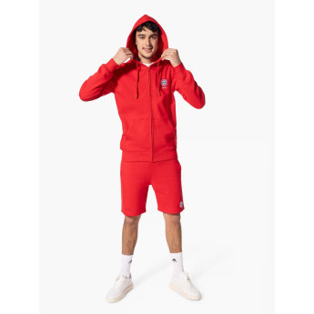 Bayern Mnichov pánská mikina s kapucí Hooded Zip red