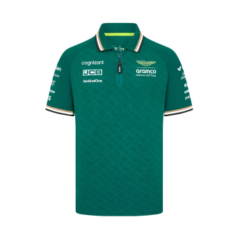 Aston Martin pánské polo tričko green F1 Team 2024