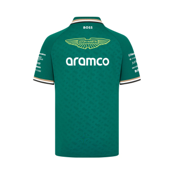 Aston Martin pánské polo tričko green F1 Team 2024