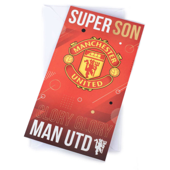 Manchester United narozeninové přání Super Son Birthday Card
