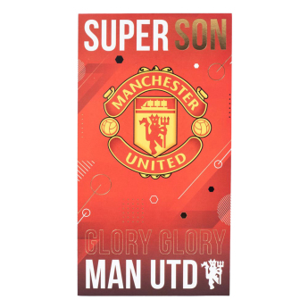 Manchester United narozeninové přání Super Son Birthday Card