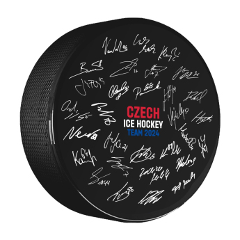 Hokejové reprezentace puk Ice Hockey World Championship Czechia MS 2024 Dueling 26.5.2024 Switzerland vs. Czechia Signature edition