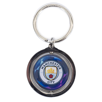 Manchester City přívěšek na klíče Spinner Keyring