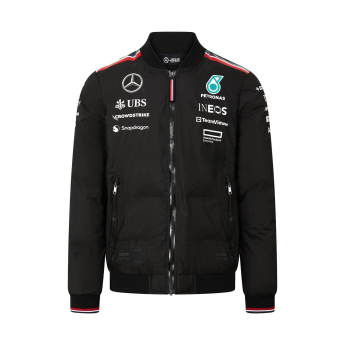 Mercedes AMG Petronas pánská bunda Winter black F1 Team 2024
