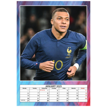 Kylian Mbappé kalendář not official KYLIAN MBAPPÉ 2025