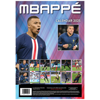 Kylian Mbappé kalendář not official KYLIAN MBAPPÉ 2025