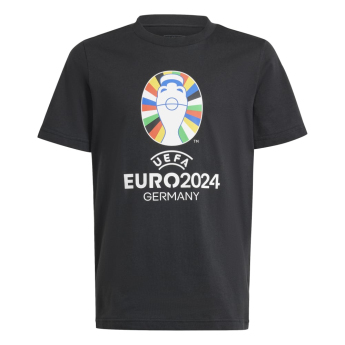 EURO 2024 dětské tričko Logo black