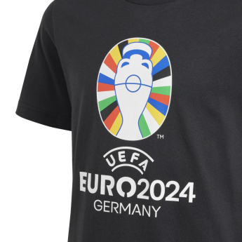 EURO 2024 dětské tričko Logo black