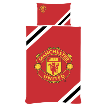 Manchester United povlečení na jednu postel Core Stripe Single Duvet Set