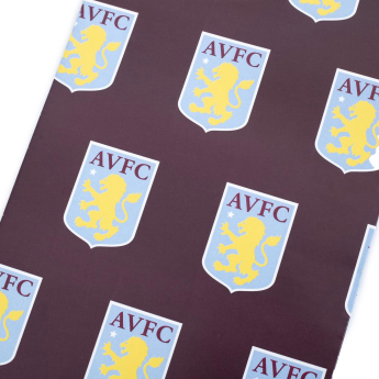 Aston Villa balící papír Text