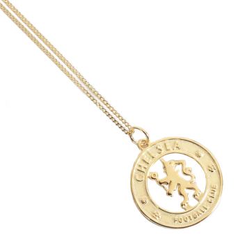 FC Chelsea řetízek na krk s přívěškem 18ct Gold Plated on Silver