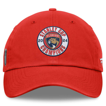 Florida Panthers čepice baseballová kšiltovka 2024 Stanley Cup Champions Core Patch Unstructured Adjustable