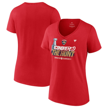 Florida Panthers dámské tričko 2024 Stanley Cup Champions Celebration V-Neck