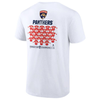 Florida Panthers pánské tričko 2024 Stanley Cup Champions Jersey Roster