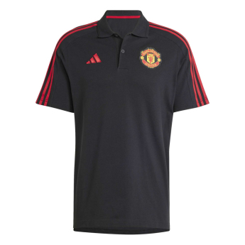 Manchester United pánské polo tričko black