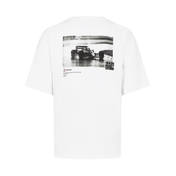 Ayrton Senna pánské tričko Heavyweight Graphic white 2024