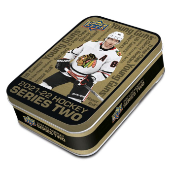 NHL boxy hokejové karty NHL 2021-22 Upper Deck Series 2 Tin Box
