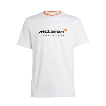 Mclaren Honda pánské tričko Essentials white F1 Team 2024