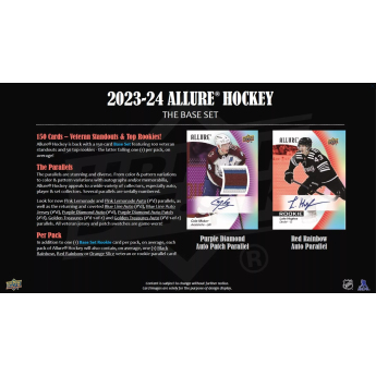 NHL boxy hokejové karty NHL 2023-24 Upper Deck Allure Hobby Box